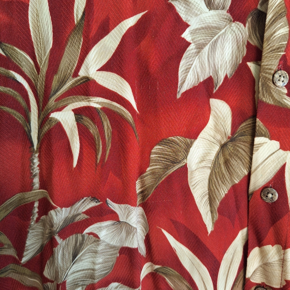 Vintage Campia Moda Floral Hawaiian Button-Up Shirt - Picture 9 of 11